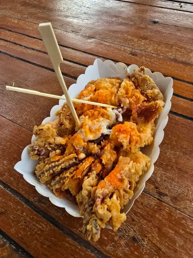Ikafurai ปลาหมึกทอดบางแสน