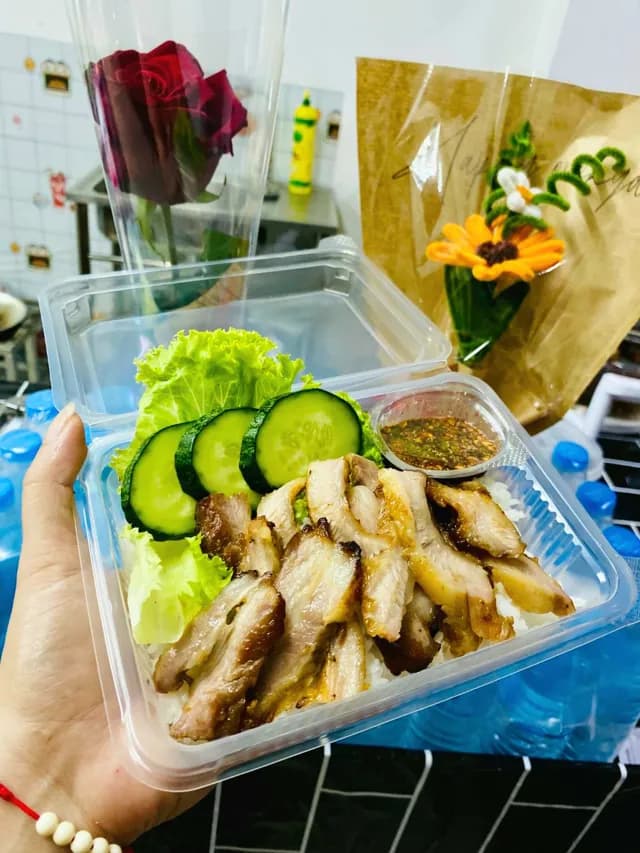 ร้านข้าวคอหมูย่าง @บางแสน