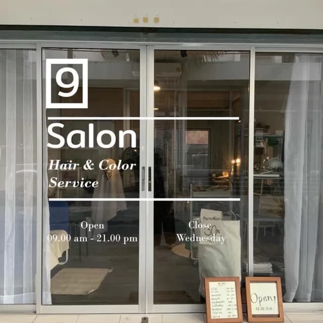 9 salon hair bangsaen